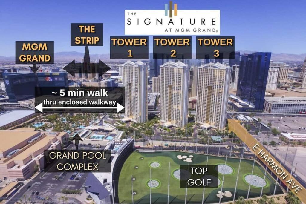 32Nd Flr Penthouse @Mgm Signature 1Bed, No Fee Las Vegas Esterno foto